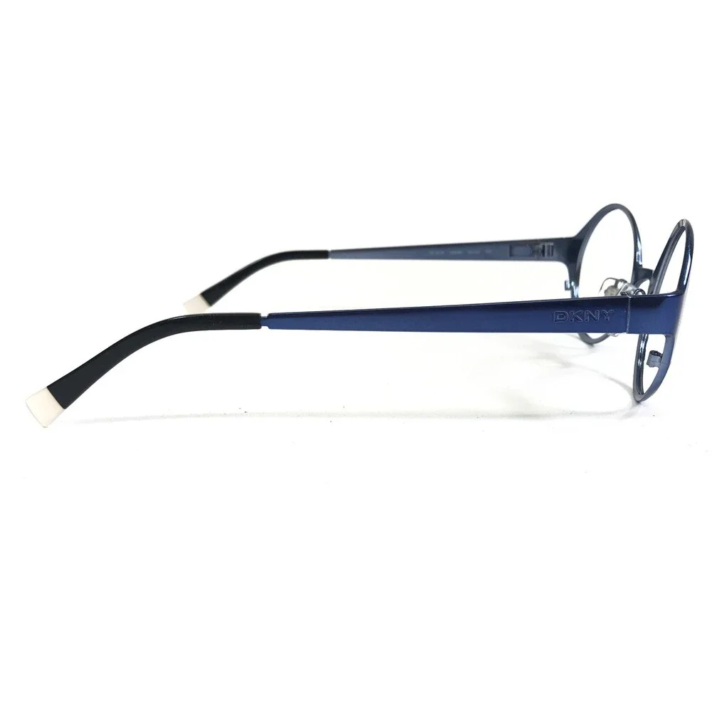 DKNY Eyeglasses Frames DY5019 1094/87 Shiny Blue Round Full Rim 43-23-135